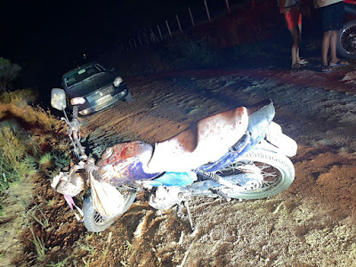 Acidentes com motocicletas marcam o domingo em Conceição do Coité