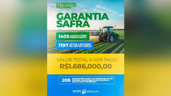 Garantia-Safra beneficia agricultores de Serrinha